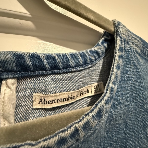 Abercrombie & Fitch Sleeveless Denim Dress size XL tall - Picture 3 of 3